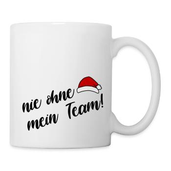 mein Weihnachts Team - Tasse - Weiß - Rechts