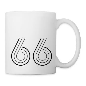 66 - Tasse - Weiß - Rechts