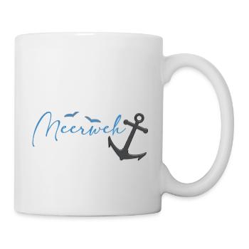 Meerweh Anker - Tasse - Weiß - Rechts