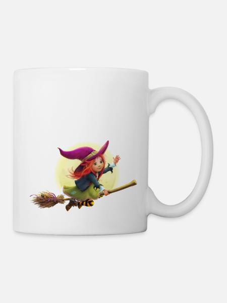 La petite sorcière Elfriede - Mug blanc - blanc