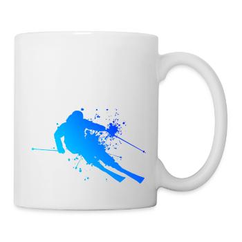 Skifahrer Freestyle Skifahrer Wintersport - Tasse - Weiß - Rechts