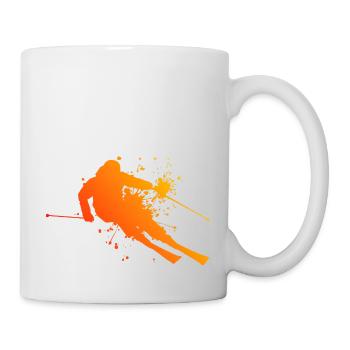 Sports d’hiver Ski Stunt Ski Ski Freestyle - Mug blanc - blanc - Droite