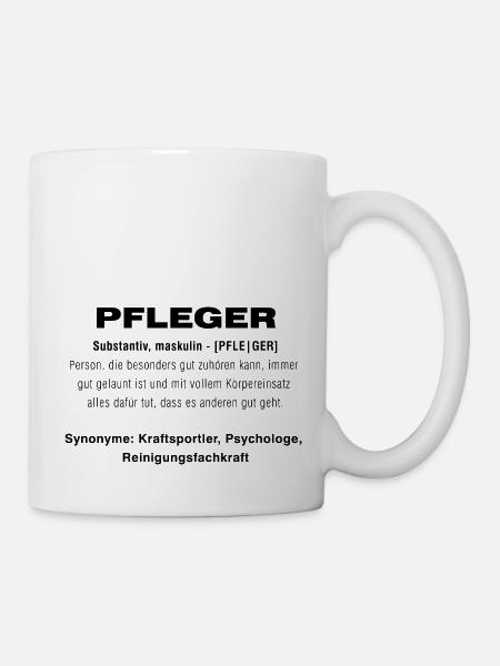 Pfleger - Tasse - Weiß