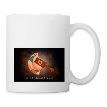 Jetzt schlägt es aber 13 Sprüche Redewendung fun - Tasse - Weiß - Rechts