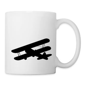 avion - Mug blanc - blanc - Droite