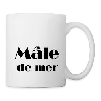 Mal de mer Mâle de mer cadeau marin pêcheur humour - Mug blanc - blanc - Droite
