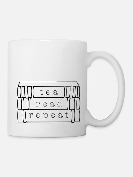 Tea. Read. Repeat. - Mug - white