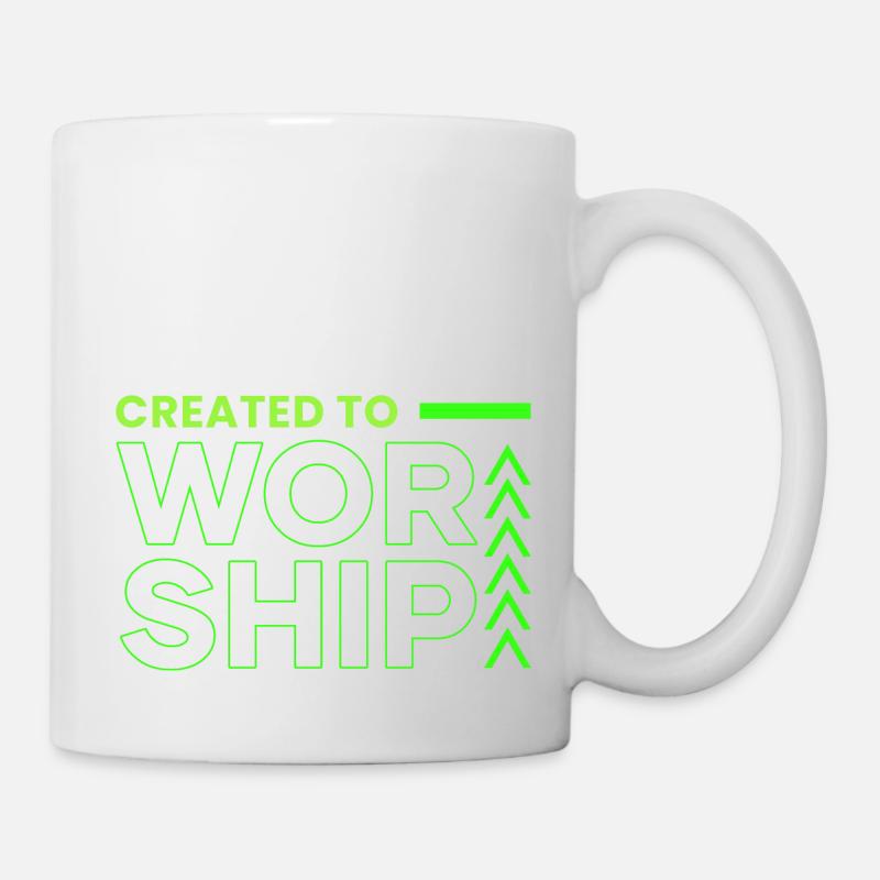Created to Worship - Mug - white