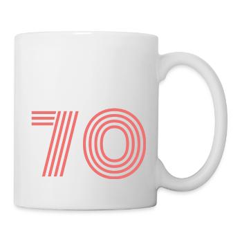 Cool Retro Retrostyle Jersey Number Back Number - Mug - white - Right