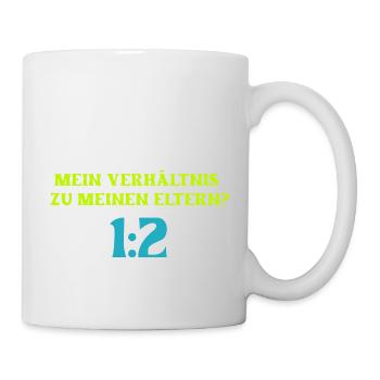 Mathematiker Witz Mathematik Mathe Lehrer Eltern - Tasse - Weiß - Rechts