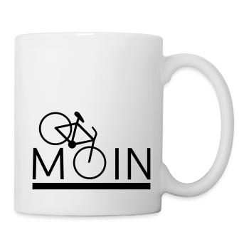 MOIN Fahrrad Mountainbike Radeln Sport - Tasse - Weiß - Rechts