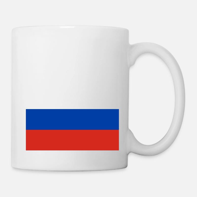 Drapeau Russie / Russian flag - Mug blanc - blanc