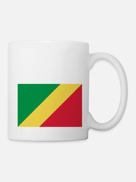 Drapeau Congo / Congo flag - Mug blanc - blanc