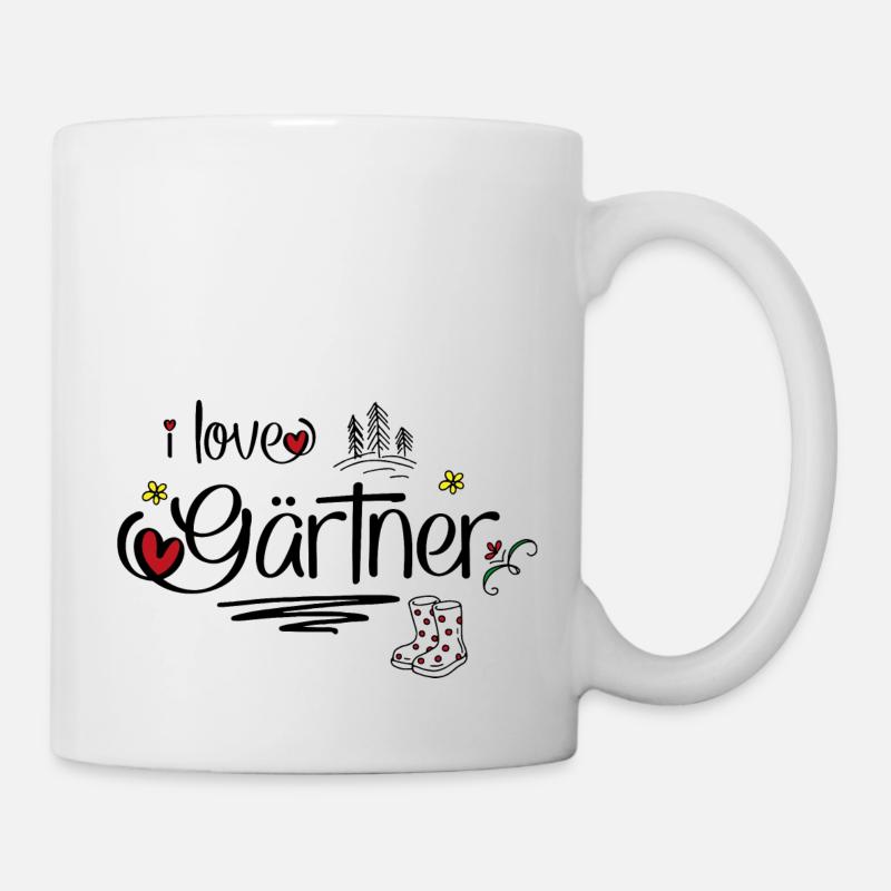 Gärtner - Tasse - Weiß