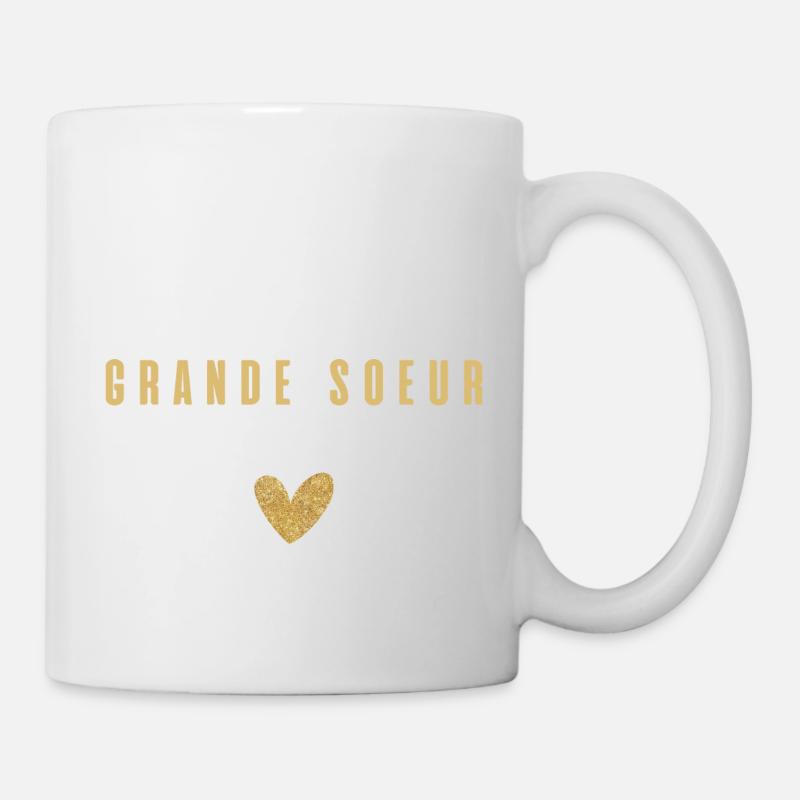 grande sœur - Mug blanc - blanc