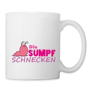 Muddy run shirt mud Lauf Matsch Schnecken obstacle - Tasse - Weiß - Rechts