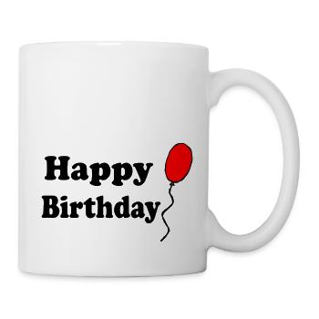 Happy Birthday - Mug - white - Right