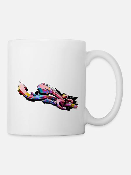 Graffiti - Tasse - Weiß