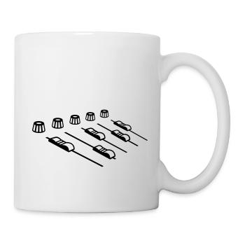 Tonregler Disco Mischpult - Tasse - Weiß - Rechts