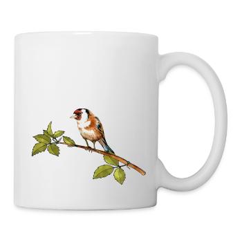 Oiseau - Mug blanc - blanc - Droite