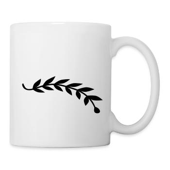 Bay leaf plant branch - Mug - white - Right