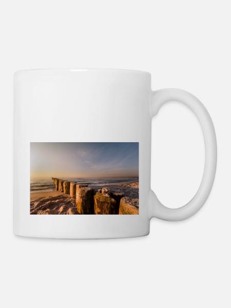 Zingster Buhnen - Tasse - Weiß