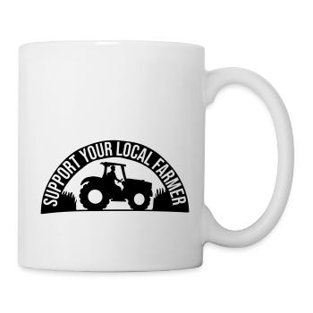 Felder Farmer Support - Tasse - Weiß - Rechts