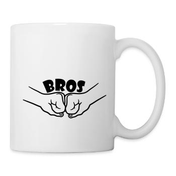 2 Bros Team - Tasse - Weiß - Rechts
