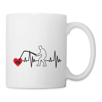 Pêche Pêche Hameçons Pêche Pêche - Mug blanc - blanc - Droite