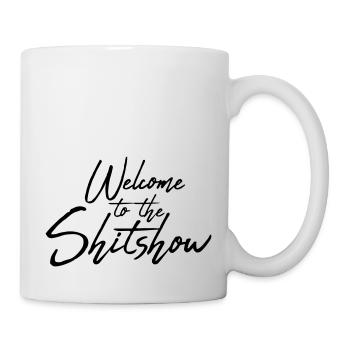 Welcome Shitshow Logo - Tasse - Weiß - Rechts