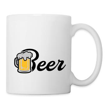 Beer Maßkrug - Tasse - Weiß - Rechts