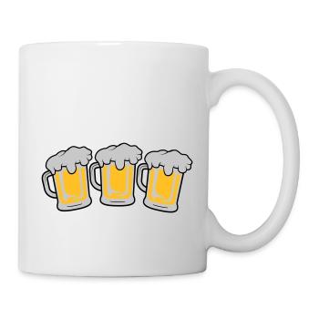 3 Maßkrug - Tasse - Weiß - Rechts