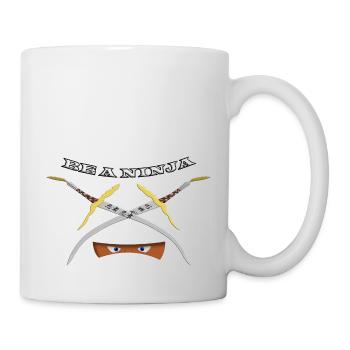 Ninja - Tasse - Weiß - Rechts