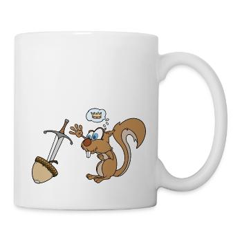 L’épée dans la noix - Mug blanc - blanc - Droite