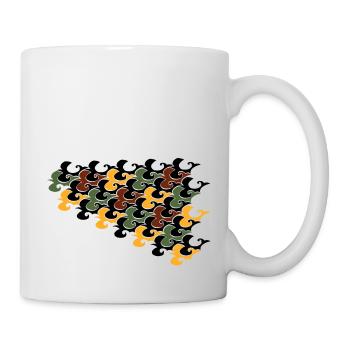 Vögel Flug 2 - Tasse - Weiß - Rechts