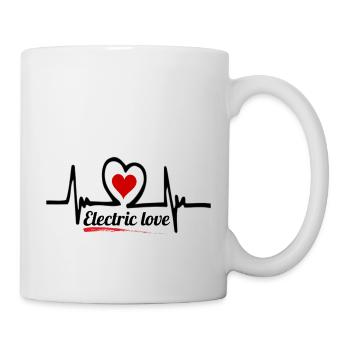 Elektrische Liebe - Tasse - Weiß - Rechts