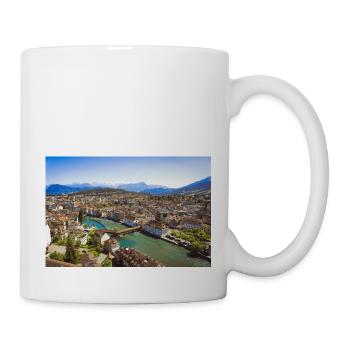 Aussicht vom Männliturm auf Luzern - Tasse - Weiß - Rechts