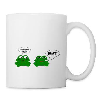 Frog chat - Mug - white - Right