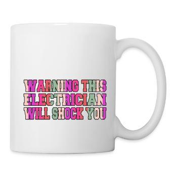 carpenter saw quote hearbeat - Mug - white - Right