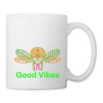 Neon Fly Disco Outfit - Mug - white - Right