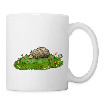 Igel - Tasse - Weiß - Rechts