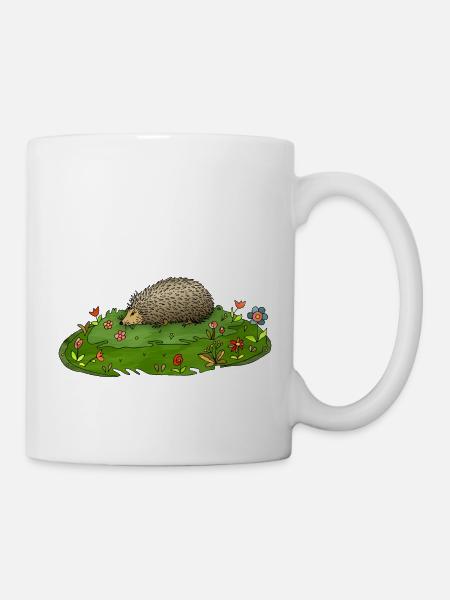 Hérisson - Mug blanc - blanc