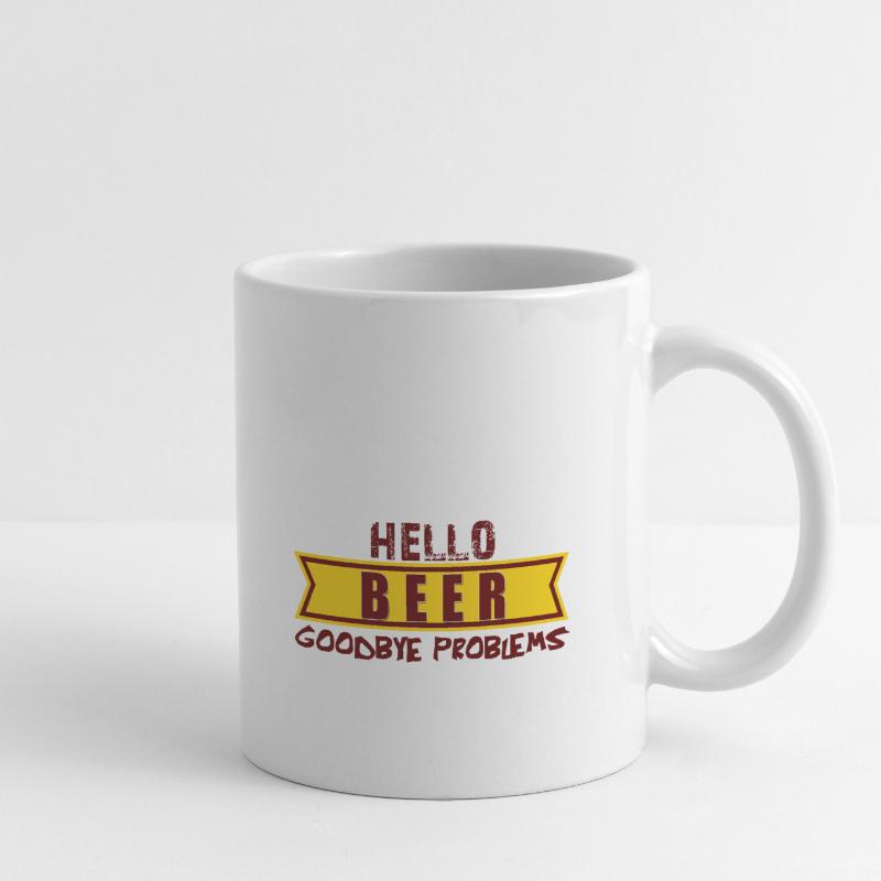 Hello BEER goodbye problems, hello beer bye Pro Mug
