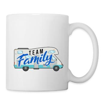 team familie campen abteilungsleiter elternschaft - Tasse - Weiß - Rechts