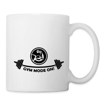 Gym Mode on - Tasse - Weiß - Rechts