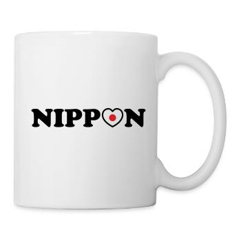 Nippon Love Heart Flag - Mug - white - Right
