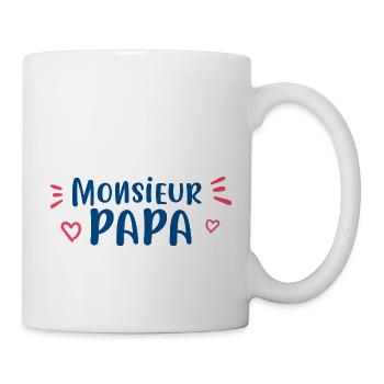 Monsieur Papa - Mug blanc - blanc - Droite