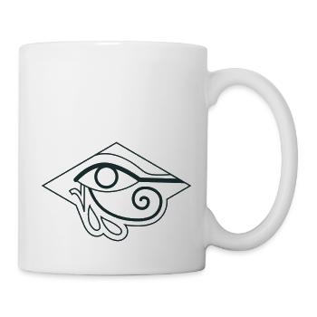 Eye of RA Egyptian symbol - Mug - white - Right