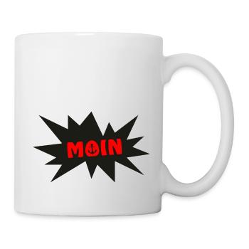 Moin avec l’ancre Sylt Nordsee Hamburg Bremen - Mug blanc - blanc - Droite