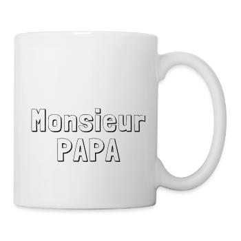 Monsieur PAPA - Mug blanc - blanc - Droite